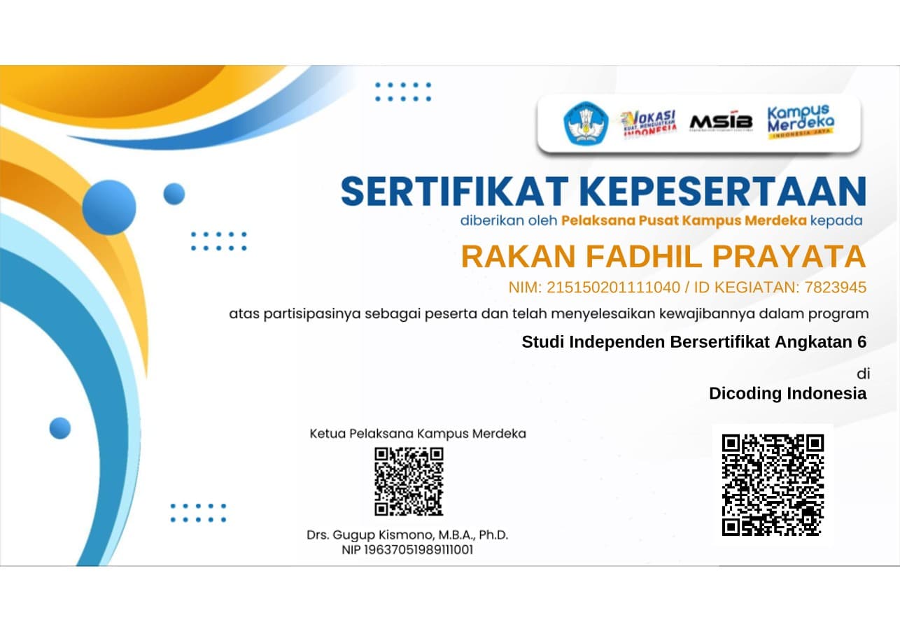 MSIB Batch 6 — Certified Independent Study
