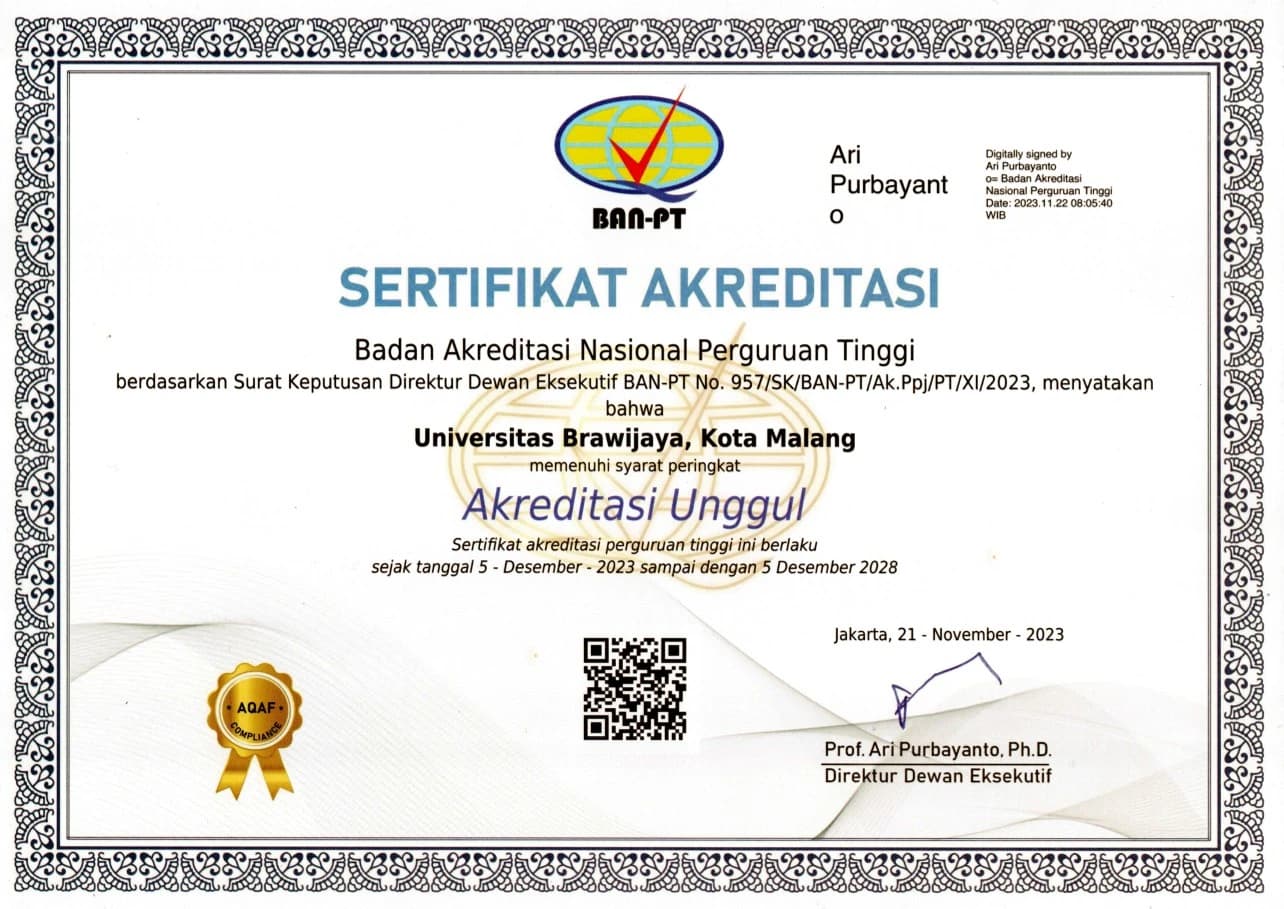 Universitas Brawijaya Accreditation