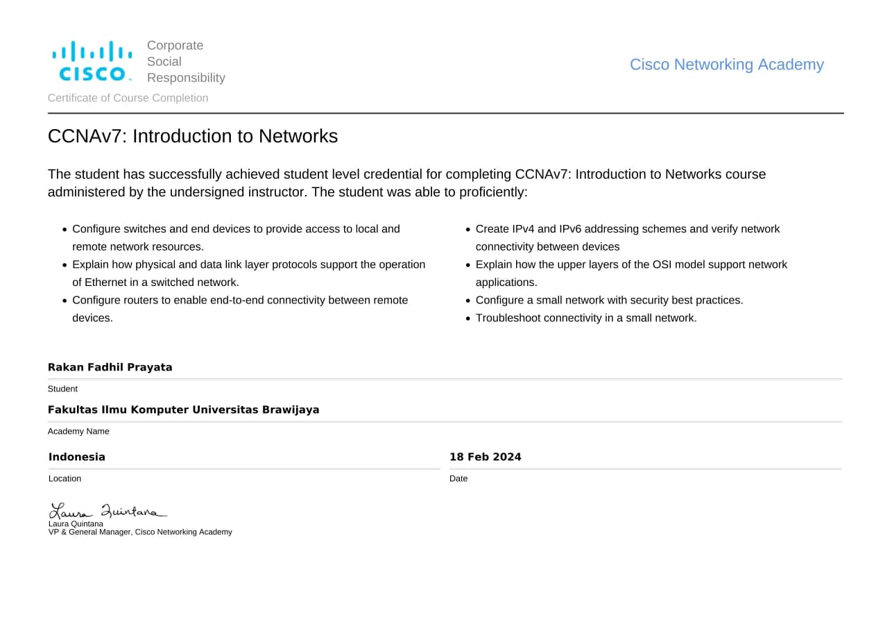 CCNA: Introduction to Networks