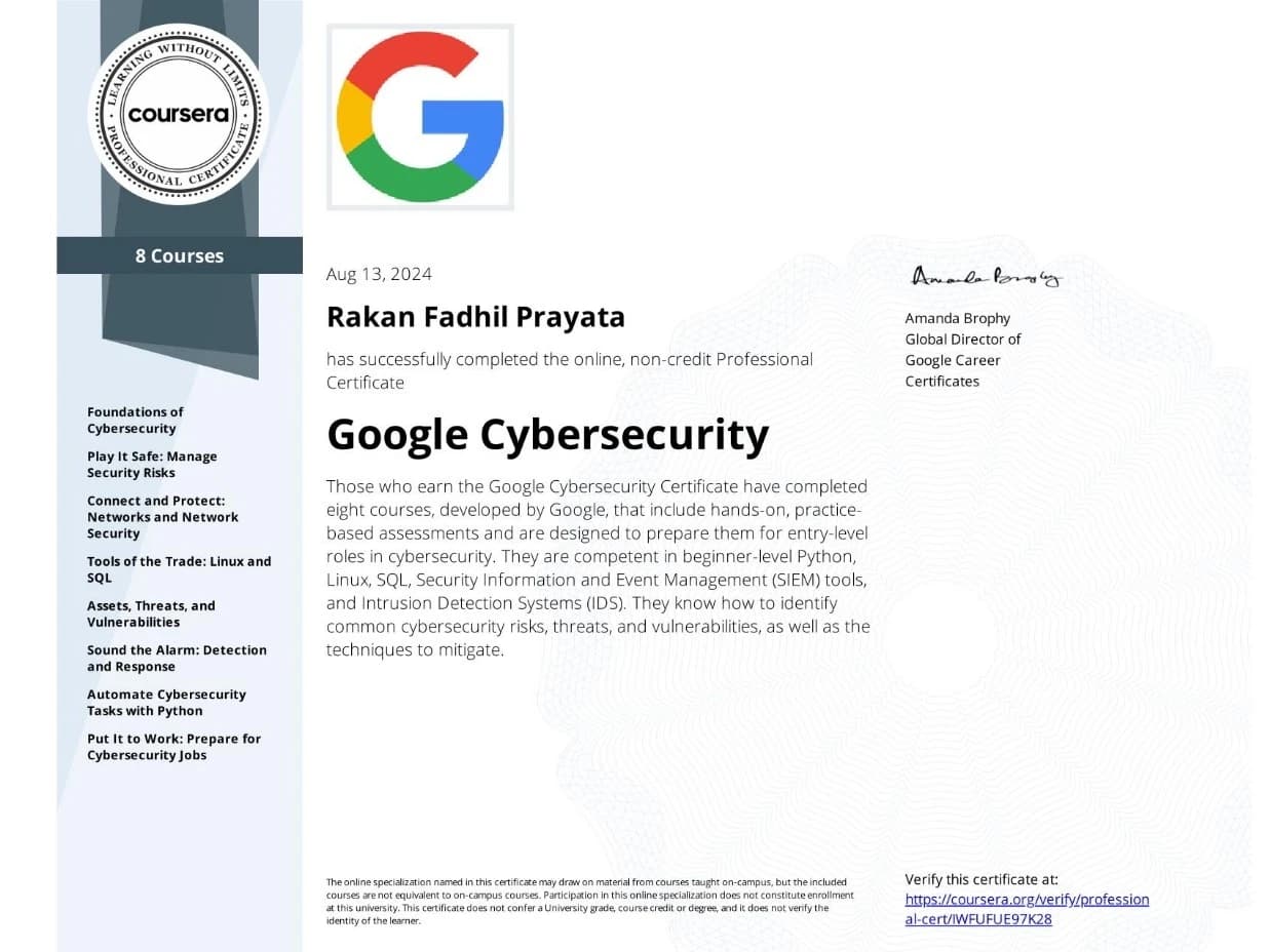 Google Cybersecurity